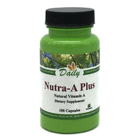 Daily Manufacturing Nutra-A Plus (Vitamin A-Palmitate & Beta-Carotene) 100 Vegetarian Capsules