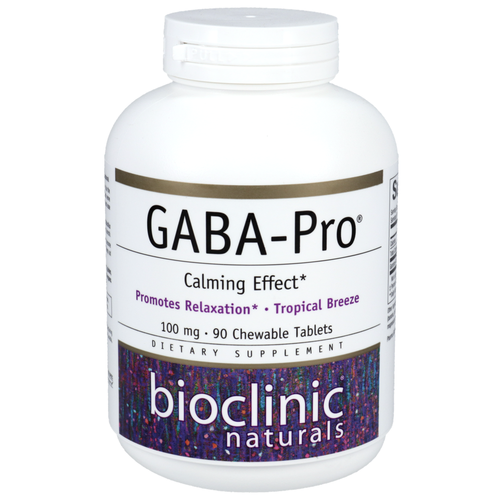 GABA - Pro - Natural 90 Chewable Tablets by Bioclinic Naturals