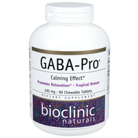 GABA - Pro - Natural 90 Chewable Tablets by Bioclinic Naturals