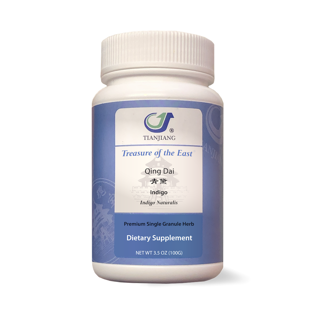 Treasure of the East, Indigo - Qing Dai (1:1 Herbal Extract Granules, 100g) bottle