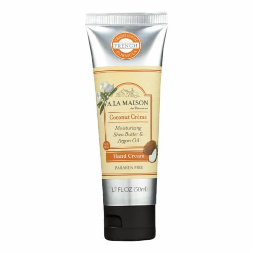 A LA MAISON Coconut Creme Lotion -Dry Skin - Natural Hand and Body Lotion 1.7 oz