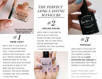 Nail Perfecter + Light Activated Gel-like Top Coat Set  - 7 free + Vegan Nail Polish