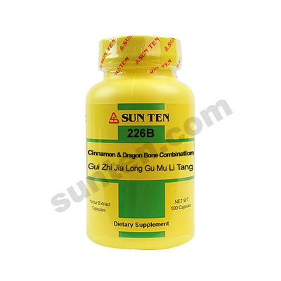 Sun Ten Gui Zhi Jia Long Gu Mu Li Tang Cinnamon & Dragon Bone Combination 226B Capsules
