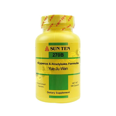 Sun Ten Yue Ju Wan Cyperus & Atractylodes Formula 270B Capsules