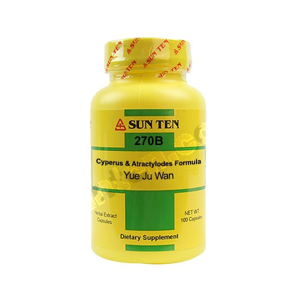 Sun Ten Yue Ju Wan Cyperus & Atractylodes Formula 270B Capsules