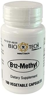 Bio-Tech B12-Methyl 1000 Mcg 100 Caps - Pack of 2