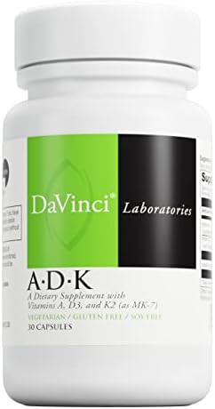 A•D•K Vitamin Supplement - 60 Capsules | DaVinci Labs
