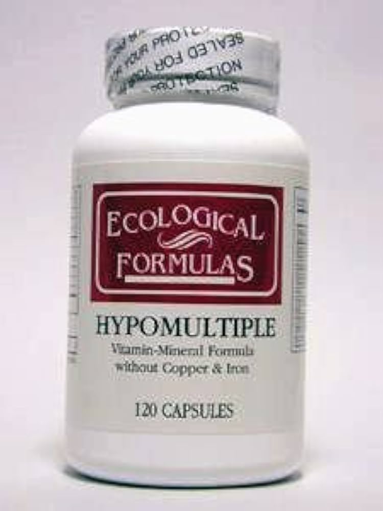 Ecological Formulas - Hypomultiple without Cu/Iron 120 caps