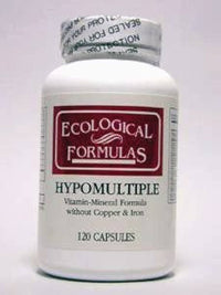 Ecological Formulas - Hypomultiple without Cu/Iron 120 caps