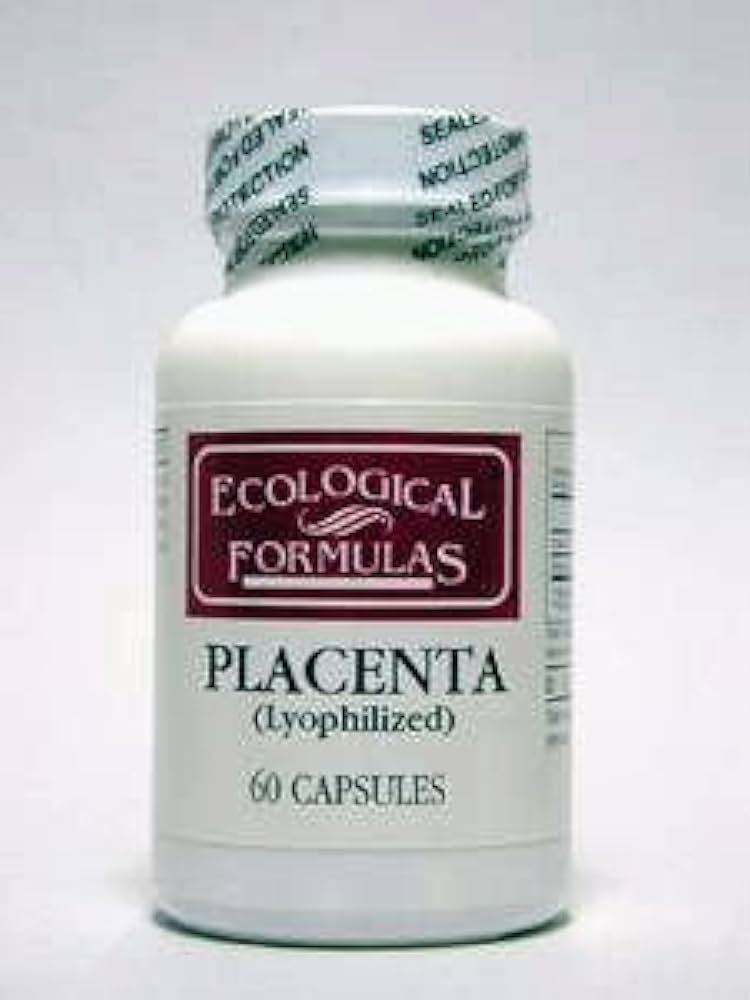 Ecological Formulas Placenta (Lypholized 250mg) - 60 caps