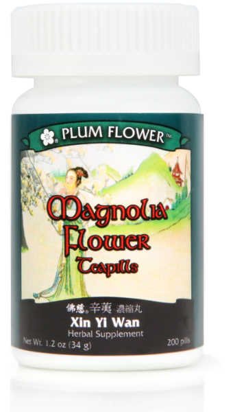 Plum Flower Magnolia Flower Teapills (Xin Yi Wan) - 200 Pills Brand