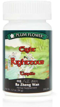 Eight Righteous Teapills (Ba Zheng San Wan), 200 ct, Plum Flower by Plum Flower