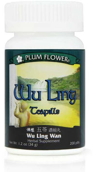 Wu Ling San Teapills (Wu Ling San Wan), 200 ct, Plum Flower