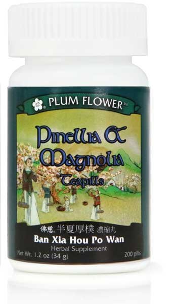Pinellia & Magnolia Teapills (Ban Xia Hou Po Wan), 200 ct, Plum Flower