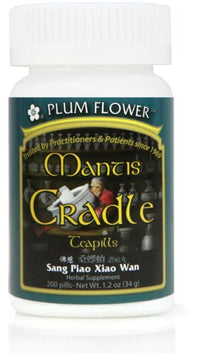 Mantis Cradle Teapills (Sang Piao Xiao Wan), 200 ct, Plum Flower