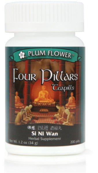 Four Pillars Teapills (Si Ni San Wan), 200 ct, Plum Flower