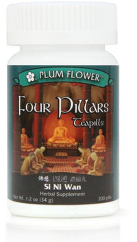 Four Pillars Teapills (Si Ni San Wan), 200 ct, Plum Flower