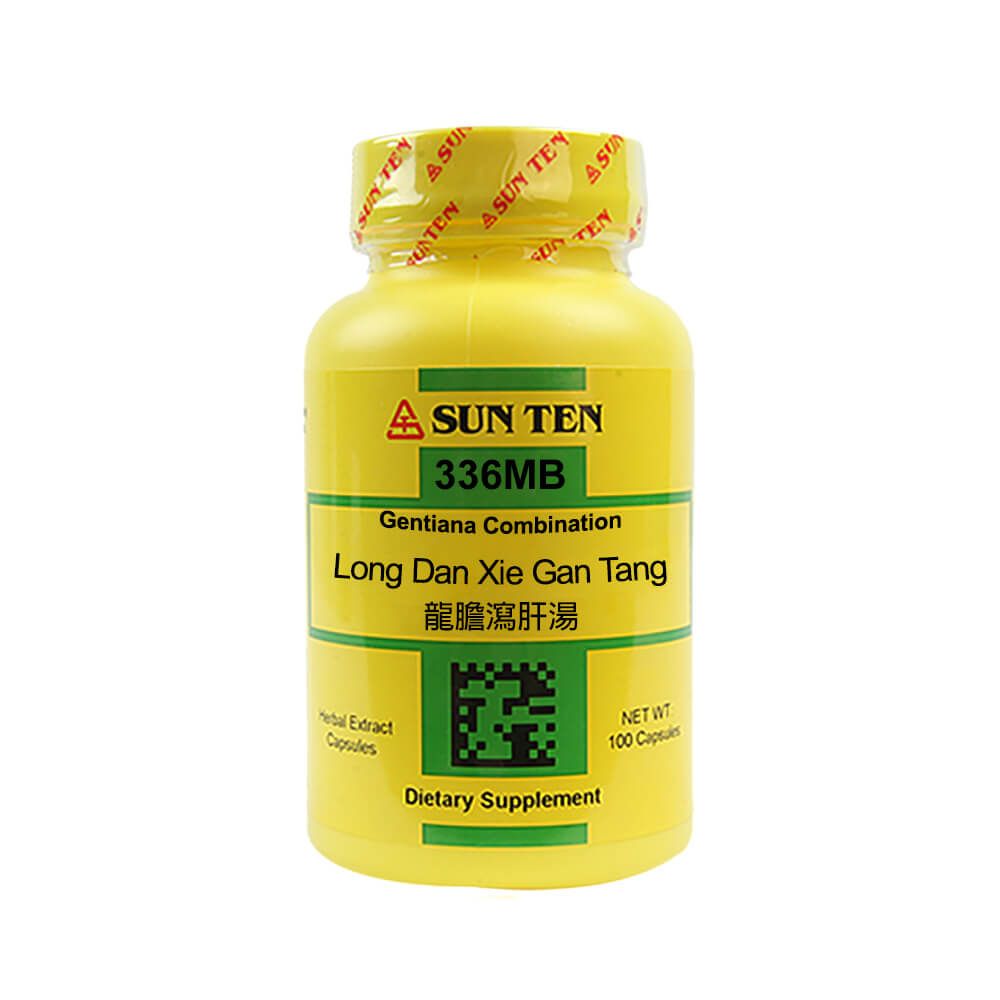 SUN TEN - GENTIANA Combination / Long Dan Xie Gan Tang / 336MB 龍膽瀉肝湯 100 Capsules
