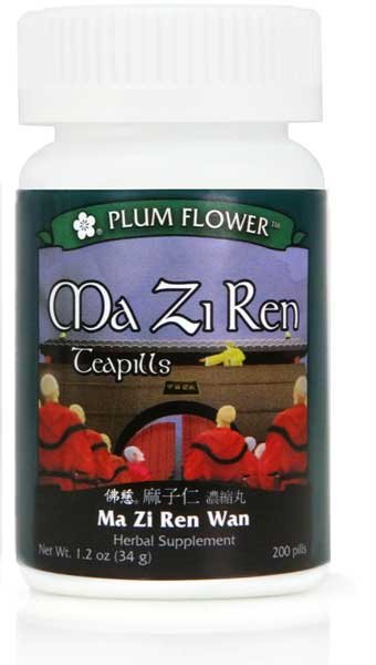 Ma Zi Ren Teapills (Ma Zi Ren Wan), 200 ct, Plum Flower