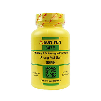 Sun Ten Sheng Mai San Ginseng & Ophiopogon Formula 347B Capsules