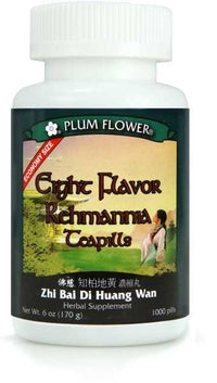 Eight Flavor Rehmannia Teapills -- Economy Size -- Plum Flower, 1000 Pills