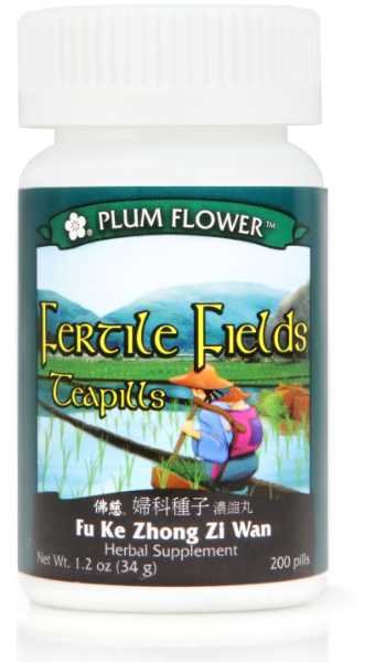 Fu Ke Zhong Zi Wan (Fertile Fields Teapills), 200 ct, Plum Flower