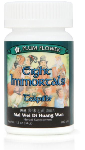 Eight Immortals Teapills (Mai Wei Di Huang Wan), 200 ct, Plum Flower