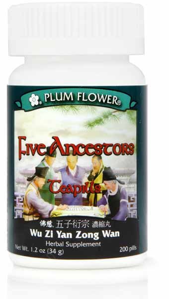 Five Ancestors Teapills - Wu Zi Yan Zong Wan, 200 Pills