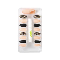 Press On Nails & Glue - Stiletto Cheetah