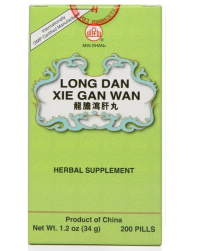 Long Dan Xie Gan Wan, 200ct, a.k.a. Snake & Dragon, Gentiana Liver Teapills