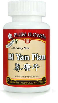 Plum Flower Bi Yan Tablets Economy Size 600 Tablets