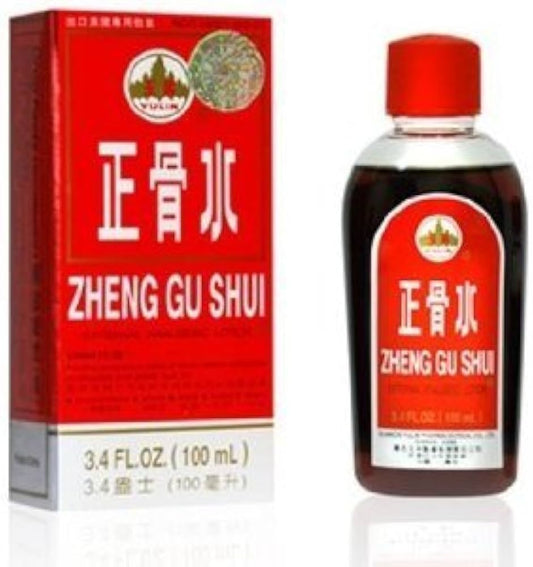Zheng Gu Shui External Analgesic Lotion - 3.4 Fl. Oz. (100ml) - 6 Bottles