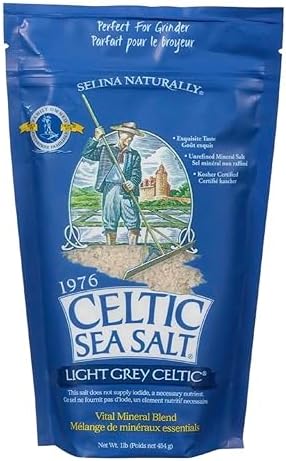 Celtic Sea Salt Light Grey Pouch 8.0 OZ (Pack of 2)