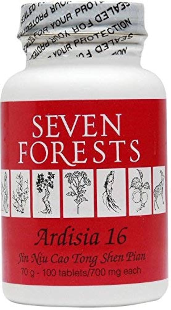 Ardisia 16 - Jin Niu Cao Tong Shen Pian - 100 Tablets