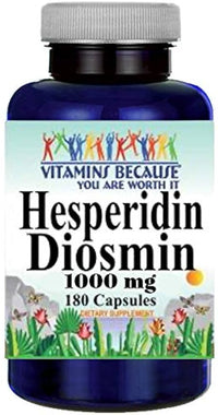 Vitamins Because - Hesperidin 500 mg -  180 Capsules