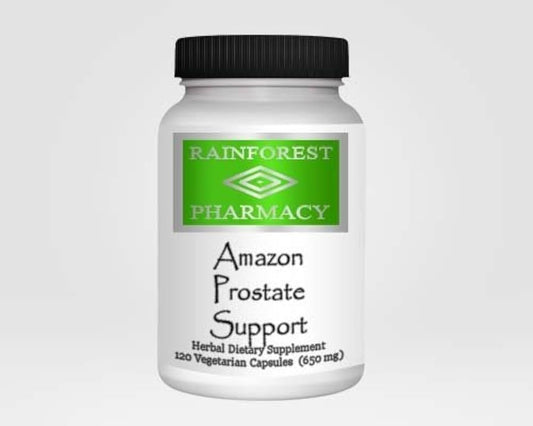 Amazon Prostate Support 120 Vegetarian Capsules - Prostate Supplements for Men with Stinging Nettle Root & 9 Rainforest Botanicals