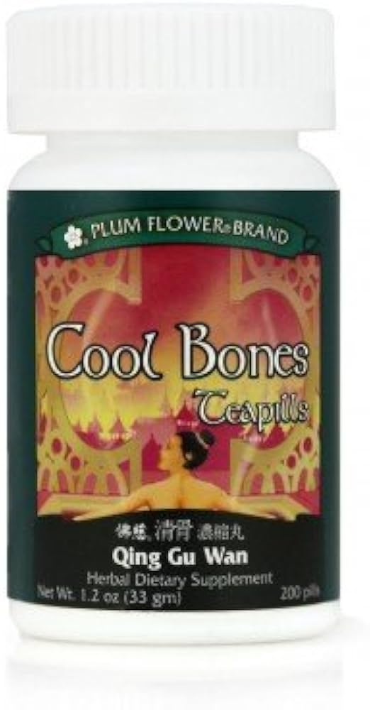 Cool Bones Teapills (Qing Gu Wan), 200 ct, Plum Flower