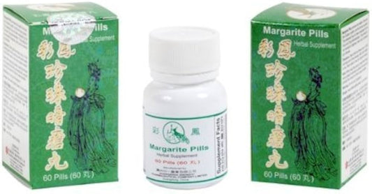 ??????? Margarite (Pearl powder for acne & spot), Pills - Herbal Supplement-60Pills x 3 pk