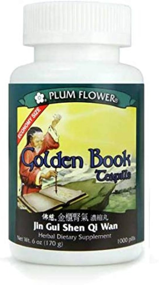 Golden Book Economy Size, 1000 tea pills by Mayway-Plum Flower 5.8oz