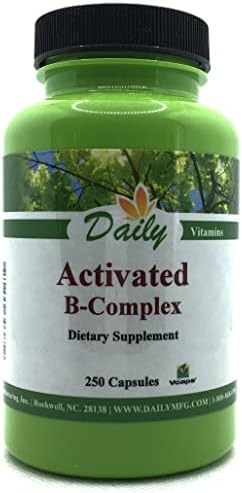 Daily Manufacturing Activated B-Complex (Activated Forms of Multi B Vitamins) 250 Capules