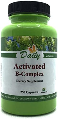 Daily Manufacturing Activated B-Complex (Activated Forms of Multi B Vitamins) 250 Capules