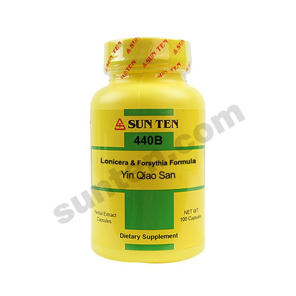 Sun Ten Yin Qiao San Lonicera & Forsythia Formula 440B Capsules