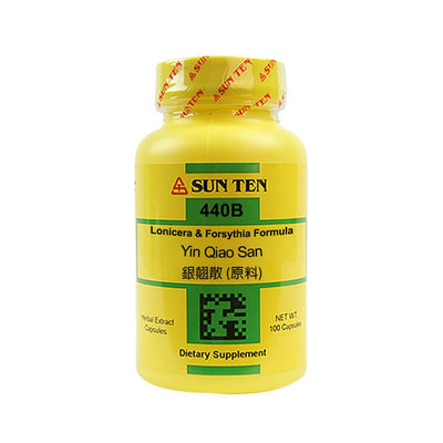 Sun Ten Yin Qiao San Lonicera & Forsythia Formula 440B Capsules