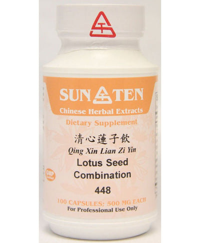 Sun Ten Qing Xin Lian Zi Yin Lotus Seed Combination 448B Capsules
