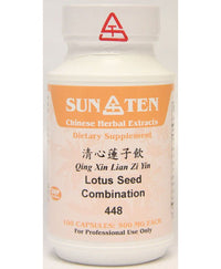 Sun Ten Qing Xin Lian Zi Yin Lotus Seed Combination 448B Capsules