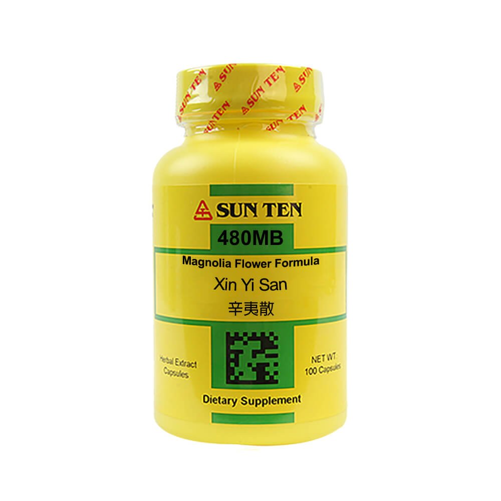 Sun Ten Xin Yi San (Bian Fang) Magnolia Flower Formula 480MB Capsules