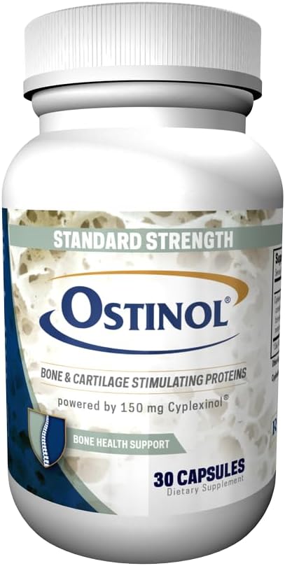 Ostinol Standard 150mg. Bone & Joint Supplement. Stem Cell Activation Certified. Bio Active Protein Complex for Mild Bone Loss & Mild Joint Disfunction. 30 Capsules
