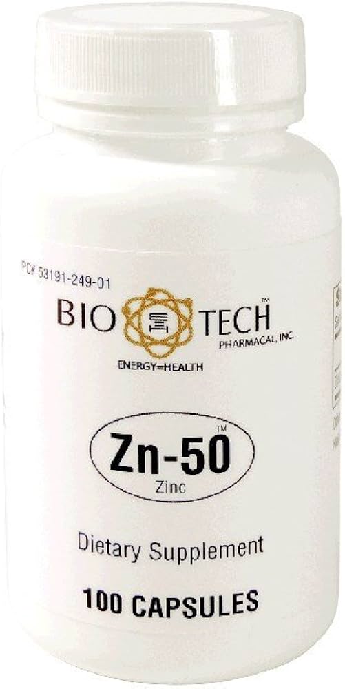 Bio-Tech - Zn-50 Zinc Gluconate 50 mg 100 caps