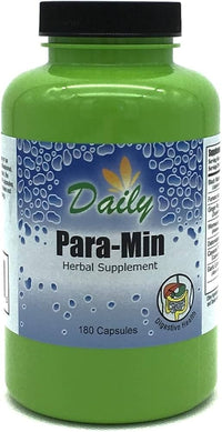 Daily para-Min (Black Walnut Hull, Fumaric Acid, Ginger Root, Wormwood Herb, Diatomaceous Earth, Cayenne Fruit & Garlic Bulb)