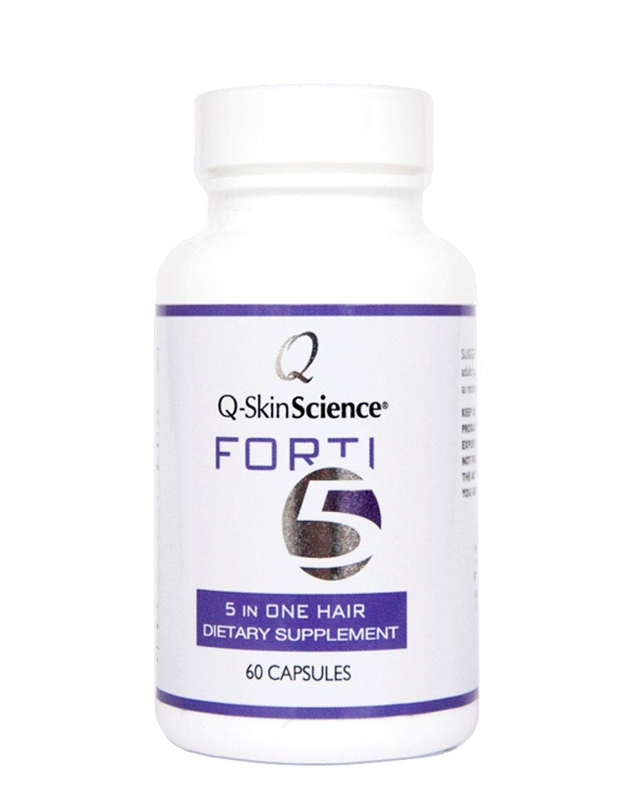 Q-SkinScience Forti5-S Hair Growth Supplement - 60 Capsules - Exp 07/31/26